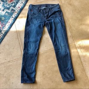 Hudson dark wash Collin skinny jeans size 27